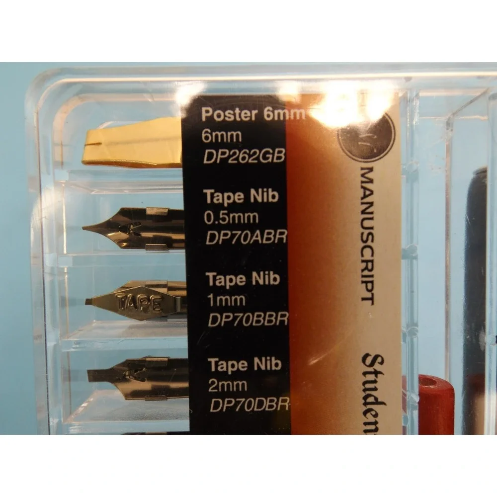 Manuscript Calligraphy Student Artist Dip 2 Pen & 11 Nib Set